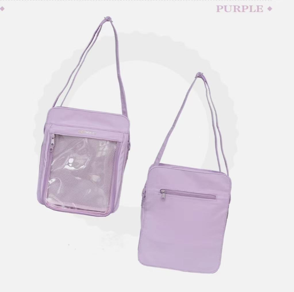 BerryQ~Casual Lolita Nylon Ita Bag Purple  