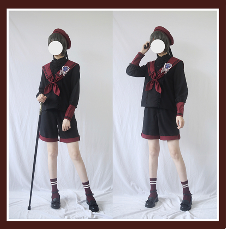 CastleToo~Voyage Atlantis Sailor Lolita Prince Shorts/OP Set   