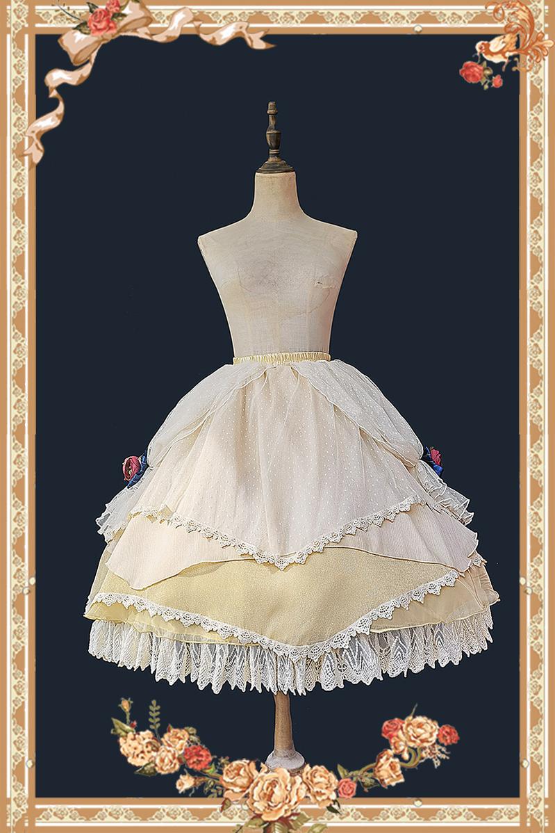 Infanta~Snow White~Split Style Lolita OP Dress S Snow White SK 