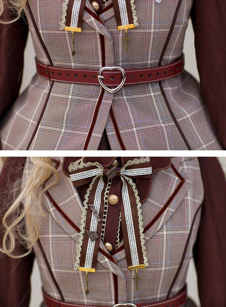 Infanta~Executor~Steam Punk Lolita Jumper Dress S brooch 