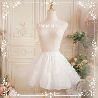 Aurora Ariel~Lolita Fashion 35cm A Line Petticoat 35cm mini white 