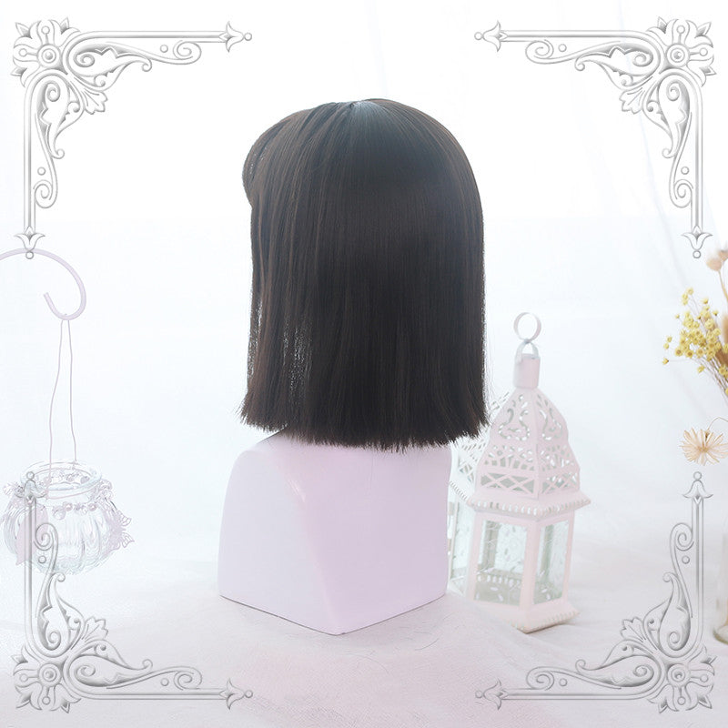 Dalao Home~Hot Sale 35cm Short Straight Lolita Wig   
