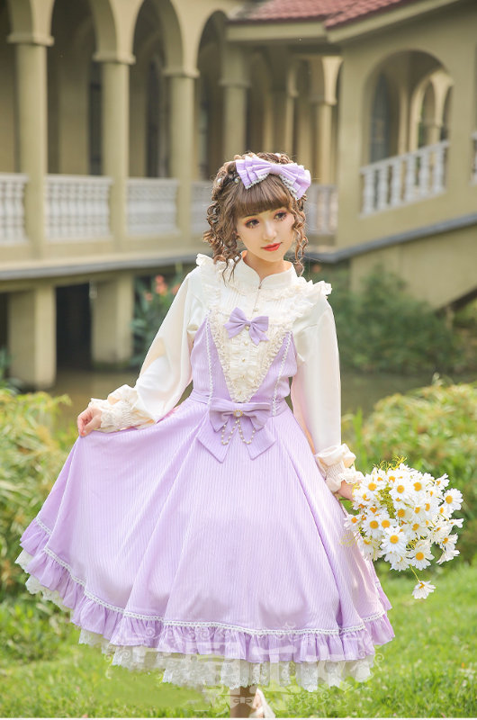 Strawberry Witch - Midsummer Star - Foil Printing Lolita JSK Dress Solid Color