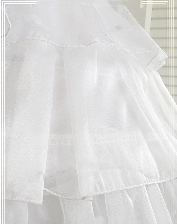 Boguta ~ Adjustable Steel Gauze White Lolita Petticoat   