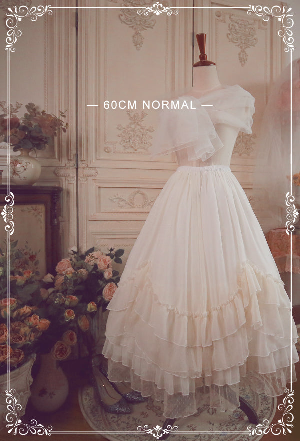Aurora Ariel~Lolita Fashion 60cm A Line Daily Wear Petticoat   