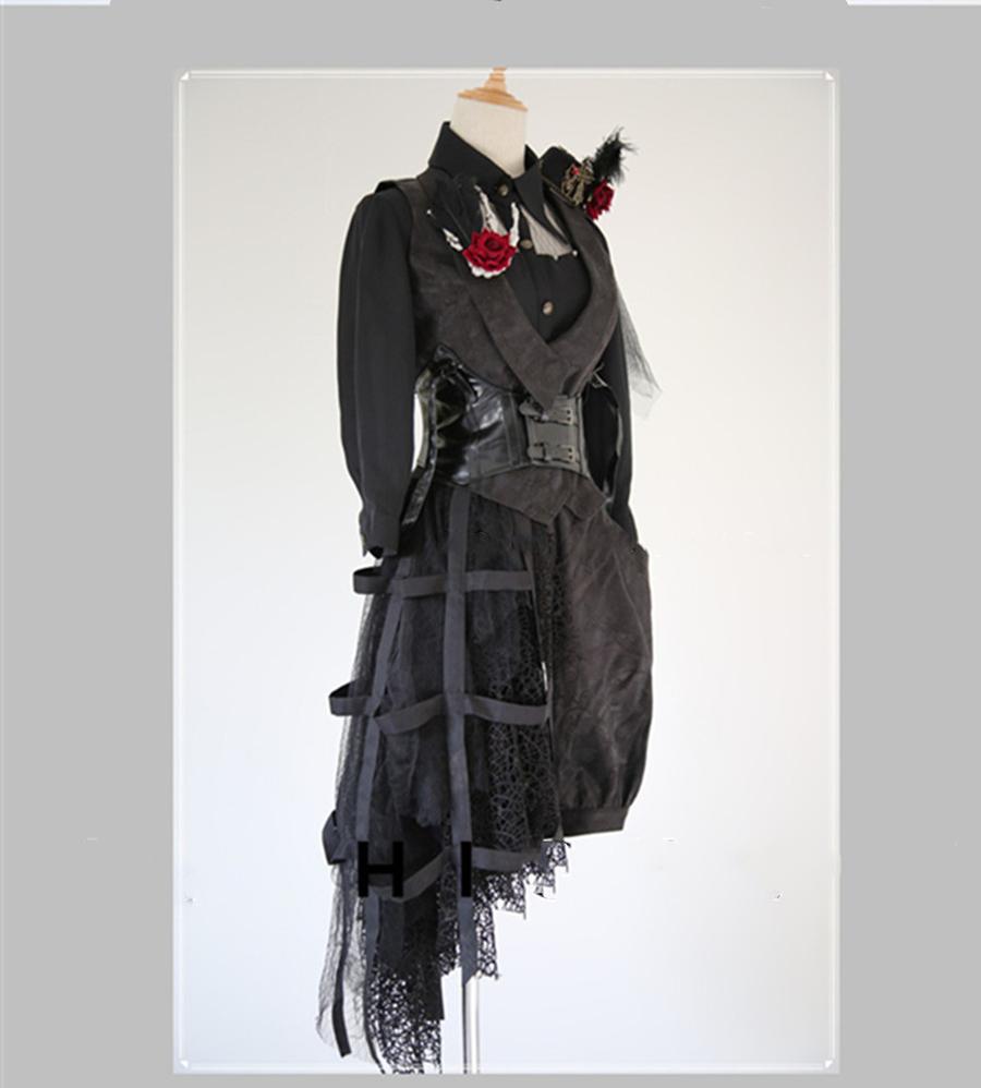 YourHighness~Gothic Lolita Pirnce Vest and Shirt Set XS shorts only 