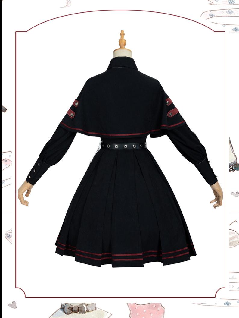 (Buyforme)YingLuoFu~Execution Officer~Army Uniform JK Lolita Skirt Set   