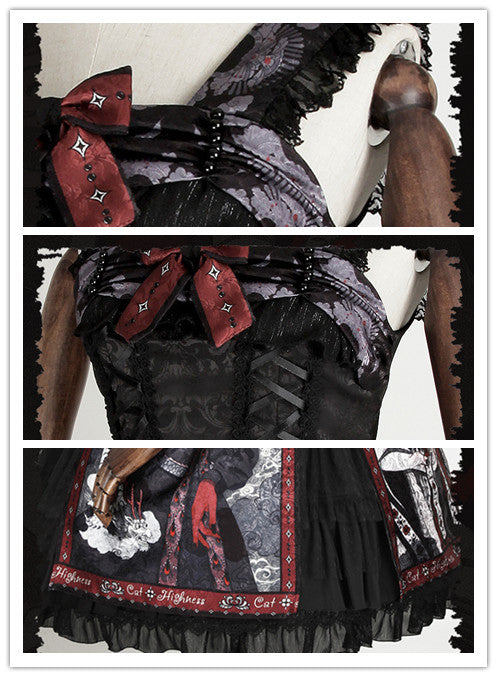 (Buyforme) Cat Highness~Beauty of Witch~Gothic Lolita OP JSK   