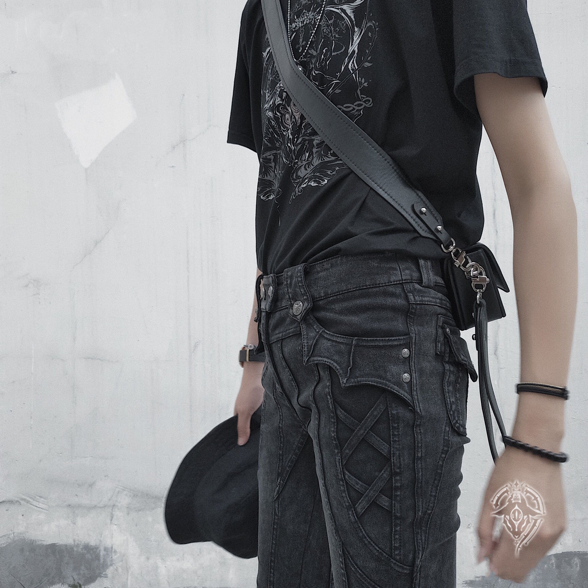 Arca et Ovis - Little Devil - Gothic Lolita Pants High Resilience Ouji Jeans