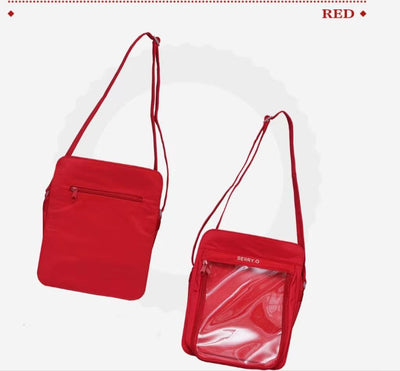 BerryQ~Casual Lolita Nylon Itabag Red  