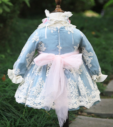 Kid Lolita Lace Embroidery Dress   