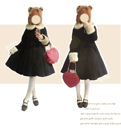 (Buyforme)Unideer~Casual Lolita Winter Wool Down Coat Multicolors   