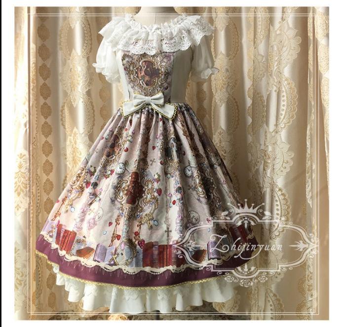ZhiJinYuan - Elegant Lolita Shirt Open Shoulder Blouse