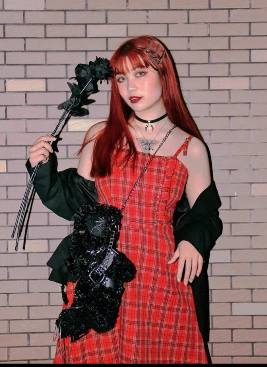 Blood Supply～Gothic Lolita Dark-themed Black Bear Bag