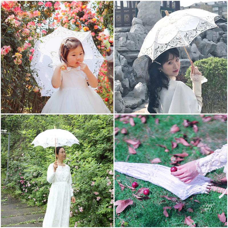 Hollow Lace Princess Lolita Parasol