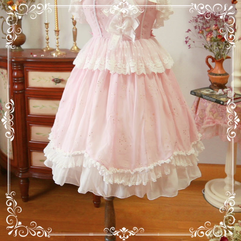Aurora&Ariel - Mini A Line Lolita Petticoat | 18" (45cm) Length, Cotton Lining