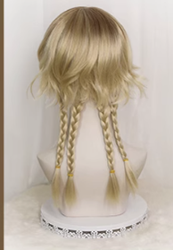 PippiPalace~Wei An~Gradient Gold Trailing Lolita Wig   