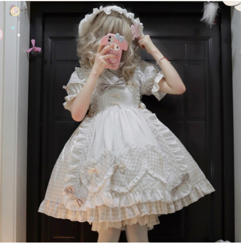 Alice Bunny Lolita Short Sleeve OP Dress   