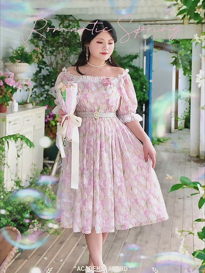 NanShengGe~Your Tulips~Classic Lolita Summer OP Dress