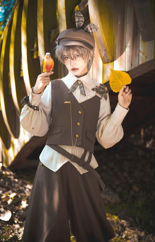 Princess Chronicles - Secret Morning Post - Coffee Retro Ouji Lolita Vest Set 6744:73666
