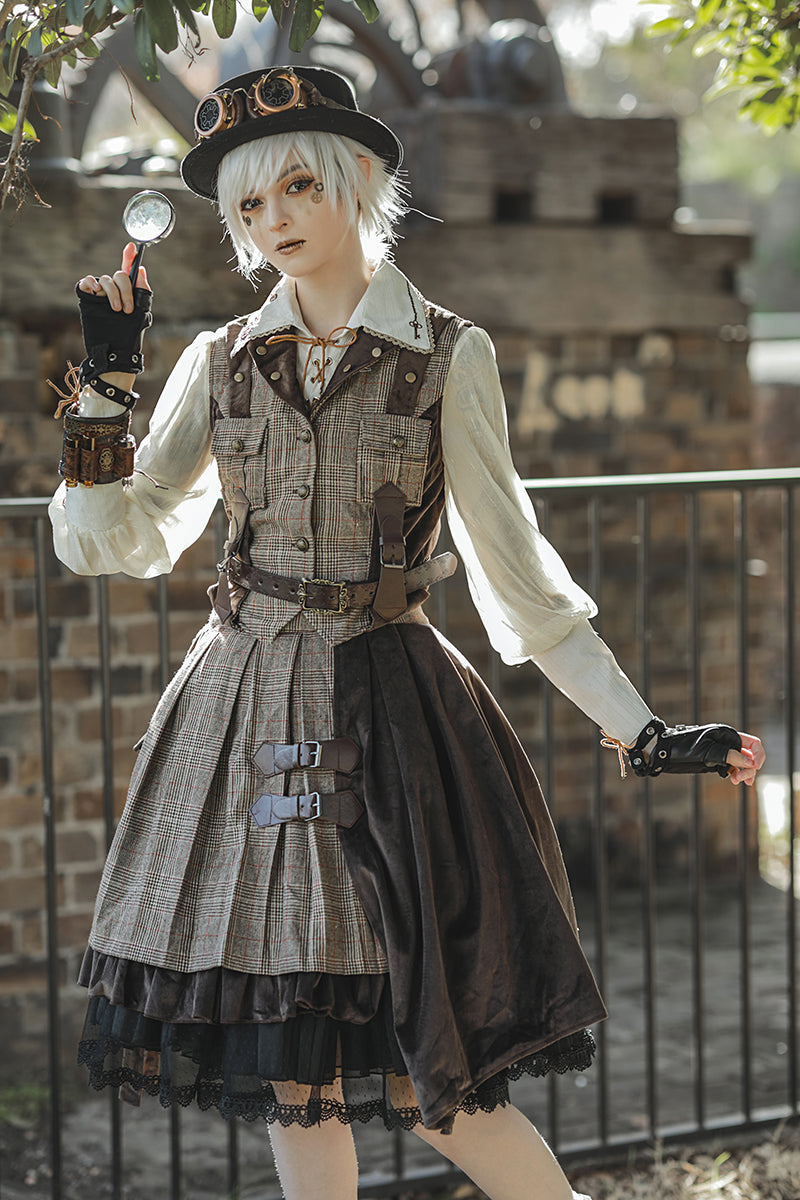 Infanta~The Spirit of the Adventurer~Punk Lolita SK and Vest   