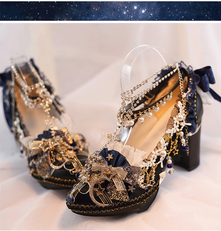 Hexagram~Constellation ~Classic High Heels Lolita Shoes   