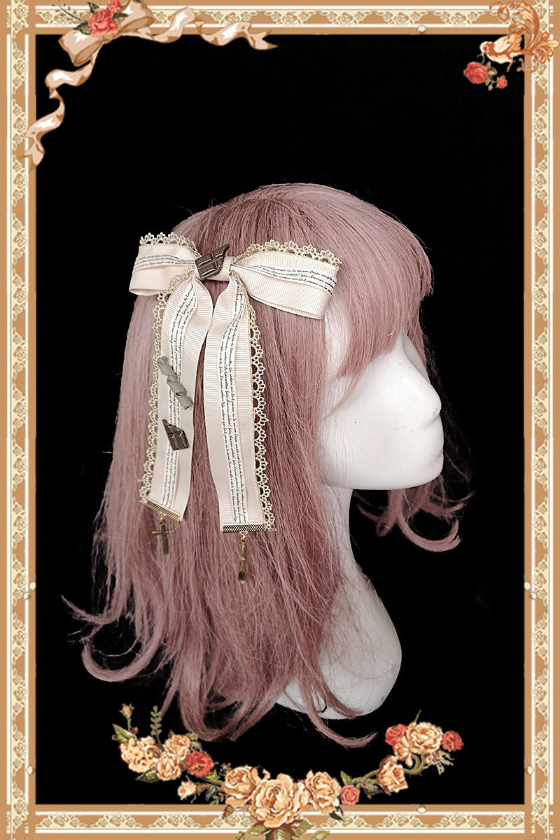 Infanta~Elegant Embroidery Lapel Lolita Blouse free size apricot brooch 