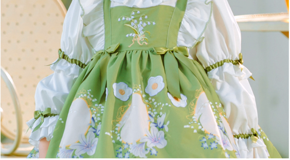 New In Autumn Kid Lolita Fashion Dress   