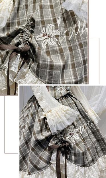 (Buy for me)Flower and Pearl Box~Elegant Lolita Vest, Blouse and SK Set   
