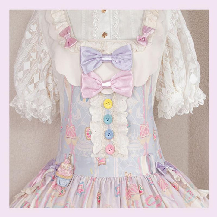 (Buyforme) Moonlight Tavern~Dessert Unicorn Sweet Lolita Salopette   