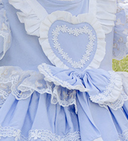 Blue Kid Lolita Summer Princess Dress   