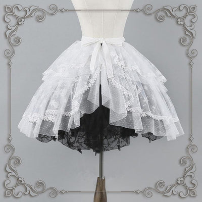 Star Box Design~Night of Stars and Snow~Multi-Layered Lolita Dress Veil white-size 2  