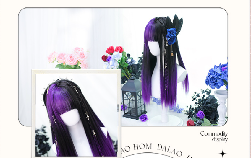 Dalao Home~Limited~Straight Long Idol Lolita Wig   
