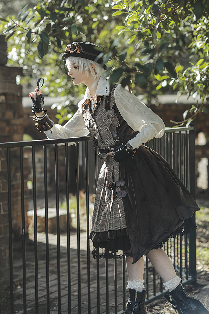 Infanta~The Spirit of the Adventurer~Punk Lolita SK and Vest   