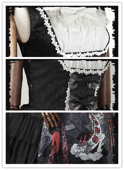 (Buyforme) Cat Highness~Beauty of Witch~Gothic Lolita OP JSK   