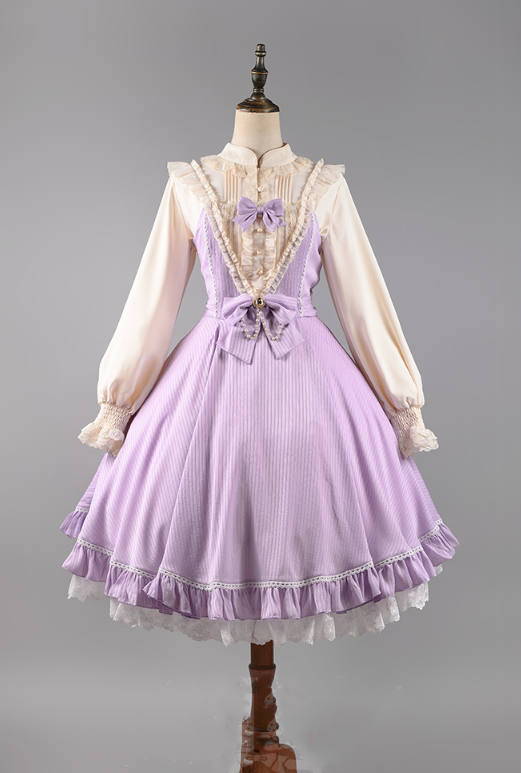 Strawberry Witch - Midsummer Star - Foil Printing Lolita JSK Dress Solid Color