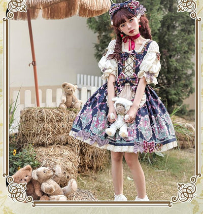 Classical Puppets~Classical Doll~Kawaii Lolita Casual Dress S cyanotic+ blood cloak 