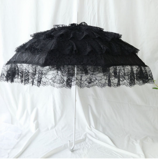 Sweet Lolita Princess Dreamy Lace Lolita Parasol Multicolors   