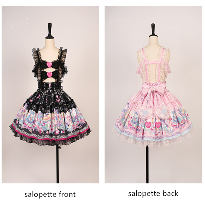 (Buyforme)Vcastle~Maiden's Treasure~Sweet Lolita Salopette and SK   