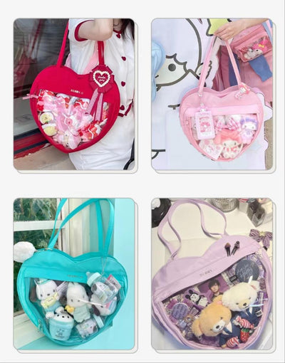 BerryQ~Sweet Lolita Heart-shaped Daily Ita Bag   
