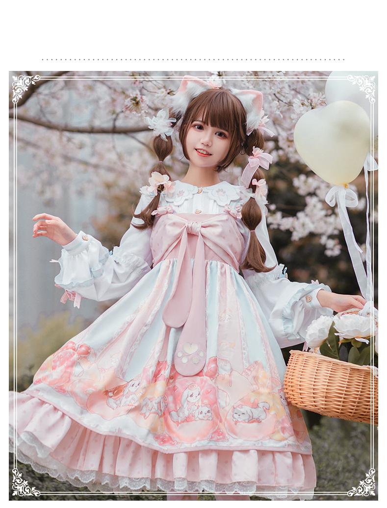 (BuyforMe) YingLuoFu~ Sweet Lolita Princess Jumper Dress   