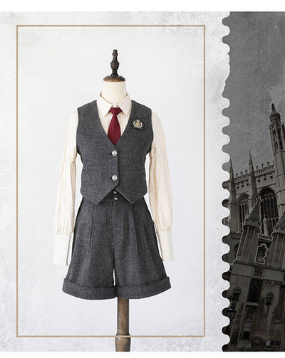 CastleToo~London Street~Academic Style SK and Suspenders Uniform   