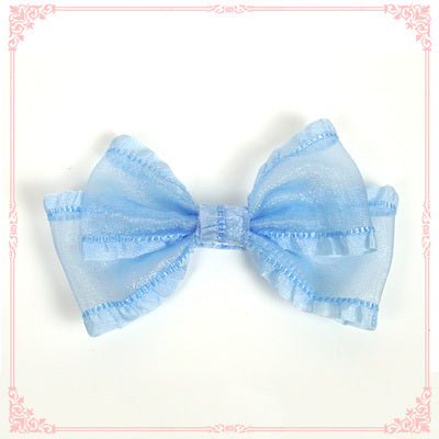 Sweet Japanese Style Lolita Headwear Multicolors free size 8# sky blue 