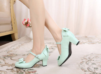 Sosic~Kawaii Lolita Round Toe Shoes   