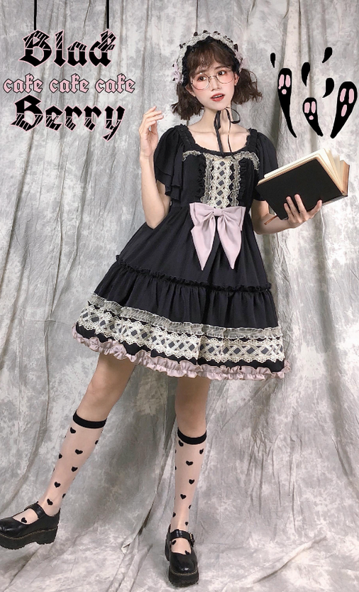 (Buyforme)Eye of White Crow~Dairy Lolita Dress Hot Girl JSK