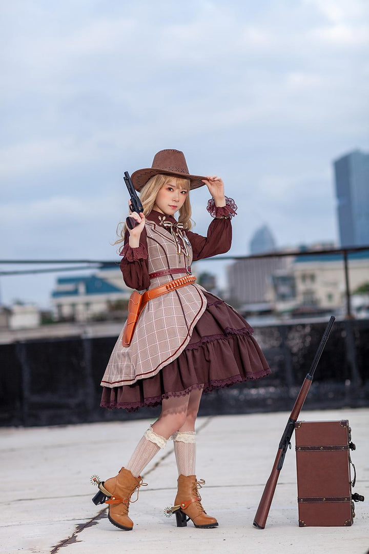 Infanta~Executor~Steam Punk Lolita Jumper Dress   