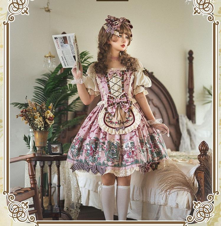 Classical Puppets~Classical Doll~Kawaii Lolita Casual Dress   
