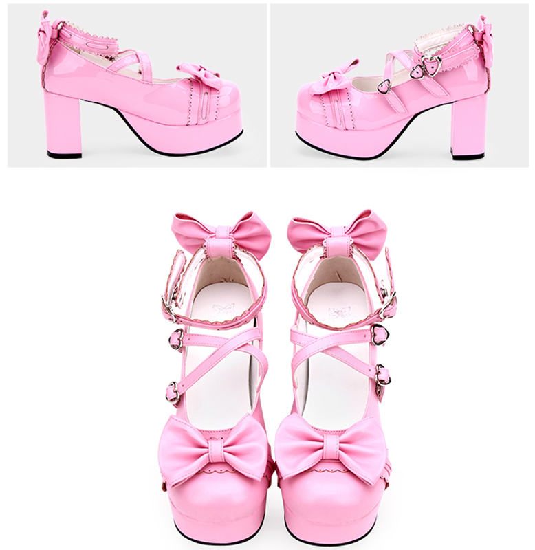 Angelic imprint~Sweet Lolita Heels Shoes Princess Tea Party Low Cut Shoes   