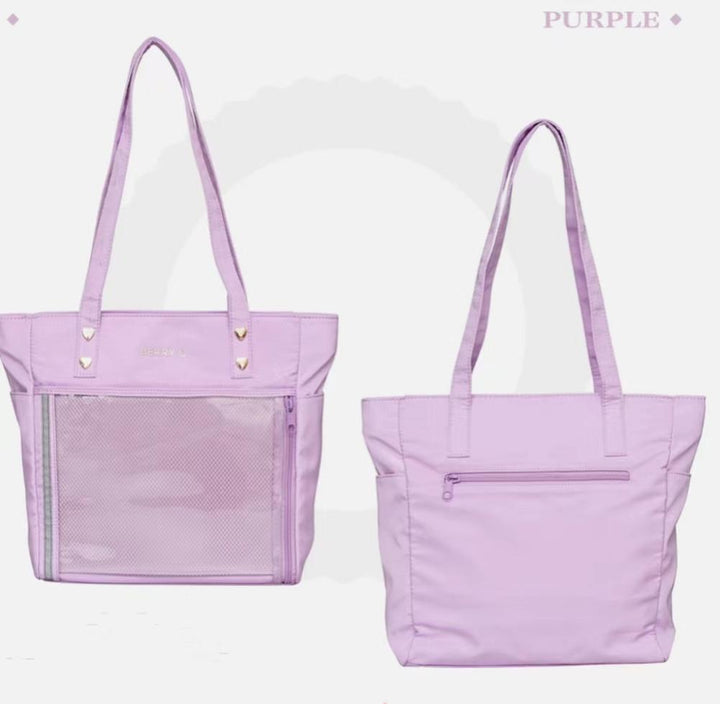 BerryQ~Casual Lolita Nylon Daily Ita Bag purple  