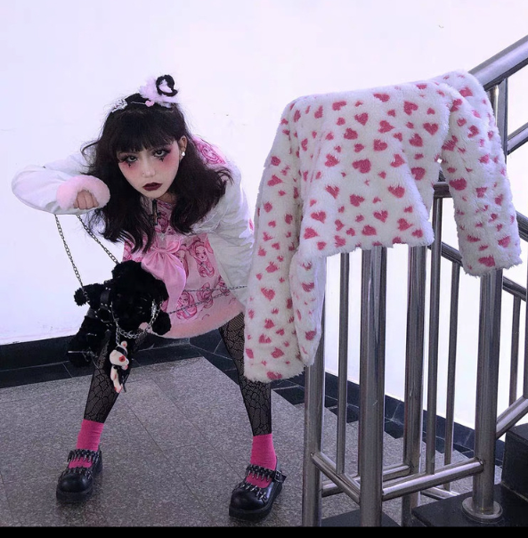 Blood Supply～Gothic Lolita Dark-themed Black Bear Bag